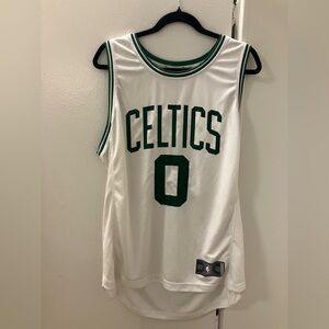 Boston Celtics Jayson Tatum #0 Jersey Shirt White Fanatics Size Medium NBA